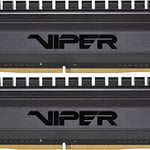 Memoria DDR4 16GB (2X8GB) 3000MHZ Patriot Viper 4 Blackout, PVB416G300C6K