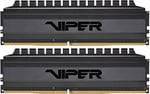 Memoria DDR4 16GB (2X8GB) 3000MHZ Patriot Viper 4 Blackout, PVB416G300C6K