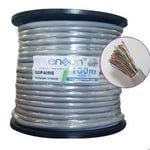 Bobina de Cable Multipar Telefónico Enson, 50 Pares PRO-II, de 100M, 12126G10