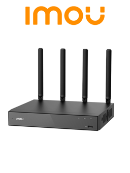 NVR 10 Canales Imou NVR-N110W-8A0E/8MPX/Emparejamiento Automatico/Control de Aplicacion Compatible Con WI-FI de Doble Banda/1 Puerto SATA/16TB/Respaldo En USB/90MBPS/2.4-5GHZ