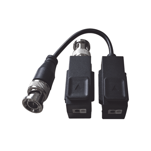 Kit de Transceptor Balluns Hikvision DS-1H18S/E(C) TurboHD con Boton Push Hasta 8 MP (4K) Soporta HD-TVI/ AHD/ CVI/ CVBS/ Audio por Coaxitron
