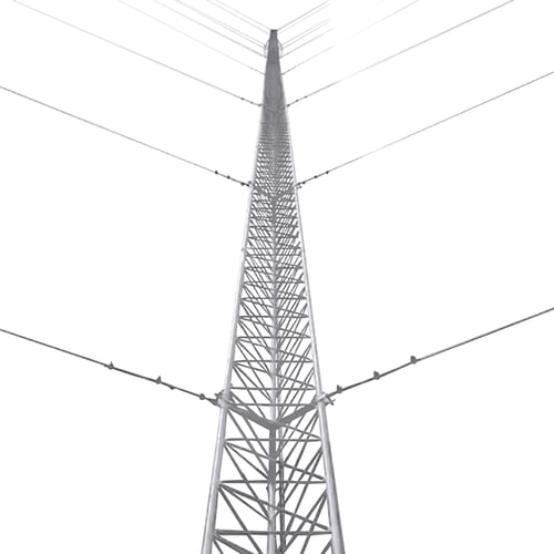 Kit de Torre Arriostrada de Techo de 3 M con Tramo STZ30 Galvanizado Electrolitico (No Incluye Retenida), KTZ-30E-003P