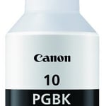 Botella de Tinta Canon GI-10 PGBK Negro 170ML, 3382C001AA