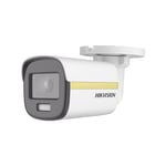 Camara Bala Turbohd 4K Hikvision ColorVu Imagen a Color 24/7/ Lente 2.8mm/ Metal/ Luz Blanca 20mts/ Exterior IP67/ WDR 130DB, DS-2CE10UF3T-E