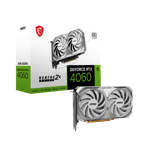 Tarjeta de Video MSI Nvidia Geforce RTX 4060 Ventus 2X White 8G OC / 8GB/ GDDR6/ 128BIT/ 2505MHZ/ HDMI/ PCI Express 4.0