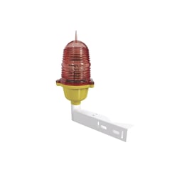 Estrobo Led de Obstruccion, Epcom, EI-LBIBHLU, 110 VCA de Entrada, Luz Fija, Incluye Herraje Para Montarlo, Color Rojo