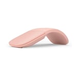 Mouse Inalamabrico Bluetooth Microsoft Bluetrack Arc Mavis, 2 Botones, Color Rosa, ELG-00037