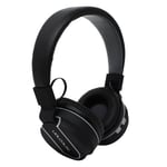 Diadema Audifono Inalambrico Necnon NBH-05/ Bluetooth/ 300MAH/ 3.5MML/ Radio-FM/ Memoria-TF/ Manos Libres/ Color Negro, NCAB050100