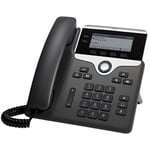 Telefono Cisco 7821 2 lineas display 3.5 montaje en pared, CP-7821-K9= (requiere licencia no incluida)