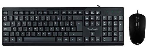 Kit Teclado y Mouse Acteck AC-928984 Alambrico/ USB/ Color Negro