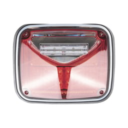 Luz de Advertencia de 8 X 6" Color Rojo Epcom XLTE1755R Ideal para Ambulancias