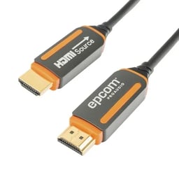Cable HDMI De Fibra Óptica Epcom ProAudio EP-FOH-4K-30M 30M HDMI 2.0 4K 60Hz 18Gbps