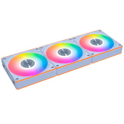 Kit De Ventiladores Lian Li Uni Fan CL Para Gabinete / 3X120MM / RGB / 2150RPM / Aluminio / Blanco / 12CL1W3W.00