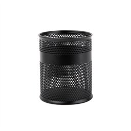 Porta Lapices Nextep 8.5X10CM Malla Metalica Color Negro, NE-158