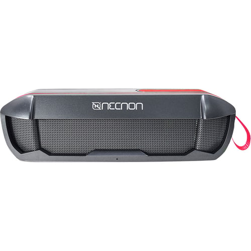 Bocina Portatil Inalambrica Necnon Bluetooth NCBS0502IP/ 4000MAH/ 3.5MM/ Rojo/ Radio FM/ TF Card/ Manos Libres/ Contra Salpicaduras de Agua