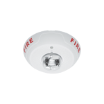 Lampara Estroboscopica Para Montaje En Techo System Sensor SCW-L Color Blanco