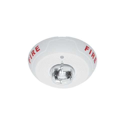 Lampara Estroboscopica Para Montaje En Techo System Sensor SCW-L Color Blanco