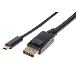 Cable USB-C a Displayport Macho de 2.0Metros, 4K, Manhattan 152464