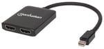 Divisor de video Manhattan 152723 mini displayport macho A 2XHDMI hembras 4k/30HZ videowall