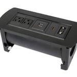 Caja de Mesa Manhattan 164832 Conexiones 2 X AC/ 2 X USB/ HDMI/ VGA