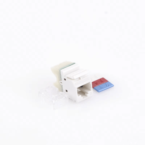 Conector Jack Max UTP CAT6 MX6-F02 Estilo 110/ Montaje Plano/ Color Blanco