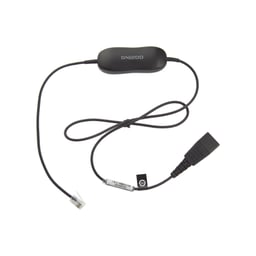 Cable con conexiónQD y RJ-9 (88001-99) Jabra GN1200 , GN-1200-S