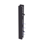 Kit Organizador Vertical Sencillo Para Rack Abierto de 24 Unidades, LPCV-24S-DR