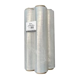 Paquete con 4 Rollos de Playo Película Estirable Nextep NE-632T/Ancho 18"/Calibre 50/700 Pies/Transparente
