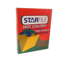 Folders Mapasa F Hot Azul Carta C/100 Piezas