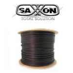 Bobina de Cable UTP CAT6 Saxxon OUTPCAT6GCOPEXT Cobre con Gel/ 305 Metros/ Uso Exterior/ Color Negro