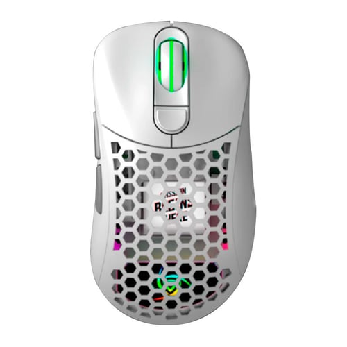 Mouse Inalambrico Gamer VSG Aquila Fly VG-WM551-WHT-GLO Optico RGB 16,000DPI Blanco Brillante