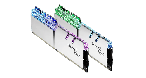 Memoria DDR4 16GB (2X8GB) 4000MHZ G.Skill Trident Z Royal CL18 Plata, F4-4000C18D-16GTRS
