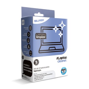 Kit de Limpieza Silimex Laptop Cleaner Incluye Toallita Microfibra/Limpiador 100ML y Removedor de Polvo 170ML/750300219625