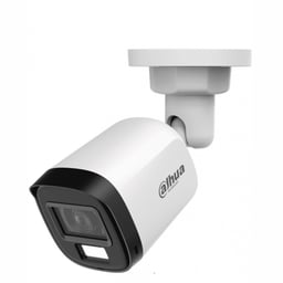 Cámara Bala Dahua Dh-Hac-B2A21N-U-IL-A De 2MPX / 2.8MM / Apertura Hasta 100° / Micrófono Integrado / Iluminador Dual Inteligente Hasta 30M De IR Y 20M Luz Cálida / IP67 / Metálica