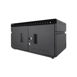 Gabinete Profesional De Carga Manhattan 715959 / 20 Puertos USB-C / Bahías Para Teléfonos Y Tabletas De Hasta 10.9" / 360W / Color Negro