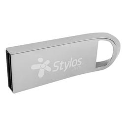 Memoria USB 2.0 16GB Stylos ST500/Color Plata/STMUS516B