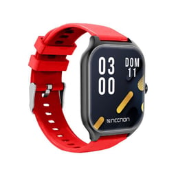Reloj Smart Watch Necnon NBSW112521/NSW-101/Bluetooth 5.0/Android/iOS/IP67/180MAH/Rojo-Negro