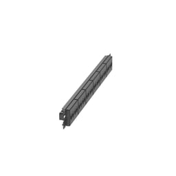 Patch Panel Panduit CP24688BL Con 24 Acopladores Mini-Com / Plano / CAT6 / 1UR / Color Negro