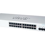 Switch Cisco CBS220-24T-4G-NA Gigabit Ethernet Business 220 24 Puertos 10/100/1000 + 4 Puertos SFP