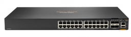 Switch Gigabit HPE Aruba JL725B 24 Puertos PoE 10/100/1000Mbps/4 Puertos SFP+/Administrable/370W/Color Negro