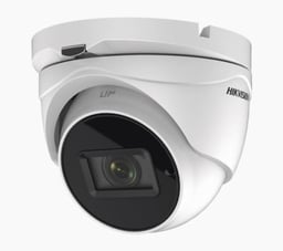 Camara Eyeball TurboHD 4K Hikvision DS-2CE79U1T-IT3ZF Lente Mot. 2.7 a 13.5MM/ IR Exir 60 MTS/ Exterior IP67/ DWDR/ TVI-AHD-CVI-CVBS