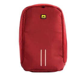Mochila Para Laptop 15.6" SKYPEAK SHIELD-115PO/Aantirrobo/Con Funda Repelente Al Agua/Puerto USB/Color Rojo