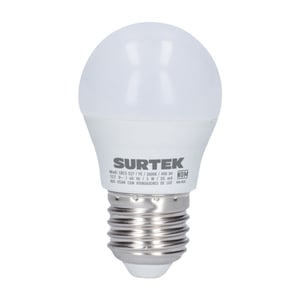 Lámpara LED Tipo Bulbo A19 SURTEK LBC5 5W LUZ CÁLIDA