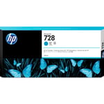 Cartucho de tinta HP 728 DesignJet Cian, F9K17A
