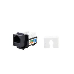 Conector jack 110 Keystone Cat5E negro LP-KJ-505-BK
