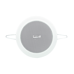 Altavoz para montaje en techo EPCOM 4" / 3 - 6w / frente metálico para intemperie, SF-104GD