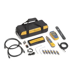 Kit Profesional de Verificador de Red MICROSCANNER2 Fluke MS2-KIT/Para Comprobacion de Redes de Voz/Datos/Video/Con Pantalla LCD Retroiluminada
