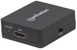 Video Splitter HDMI 2 Puertos 1080P Alimentado por USB, Color Negro, 207652