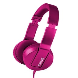 Diadema Audífono Con Micrófono Alámbrico Maxell SMS-10 Solid2 3.5 mm Color Púrpura