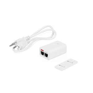 Adaptador Inyector POE Ubiquiti POE-24-7W-G-WH de 24 VDC, 0.3 A, Blanco